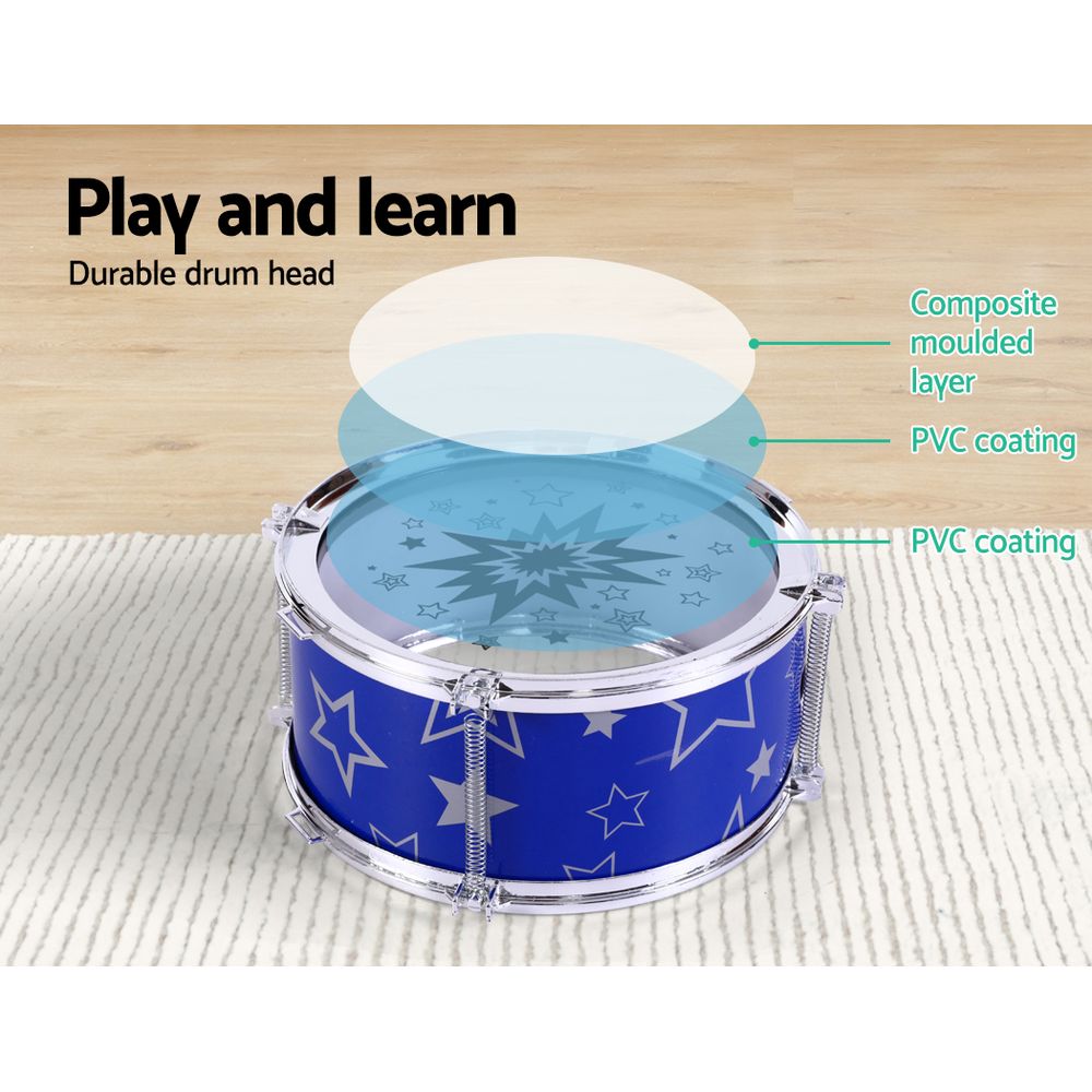 Keezi 11 Piece Kids Drum Set 4