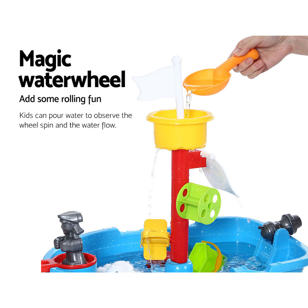 Keezi Kids Sandpit Pretend Play Set Outdoor Toys Water Table Activity Play Set 5