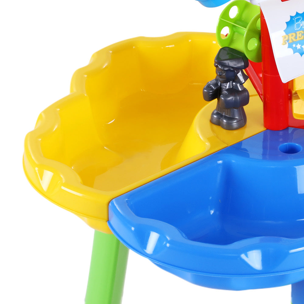 Keezi Kids Sandpit Pretend Play Set Outdoor Sand Water Table Beach Toy 3