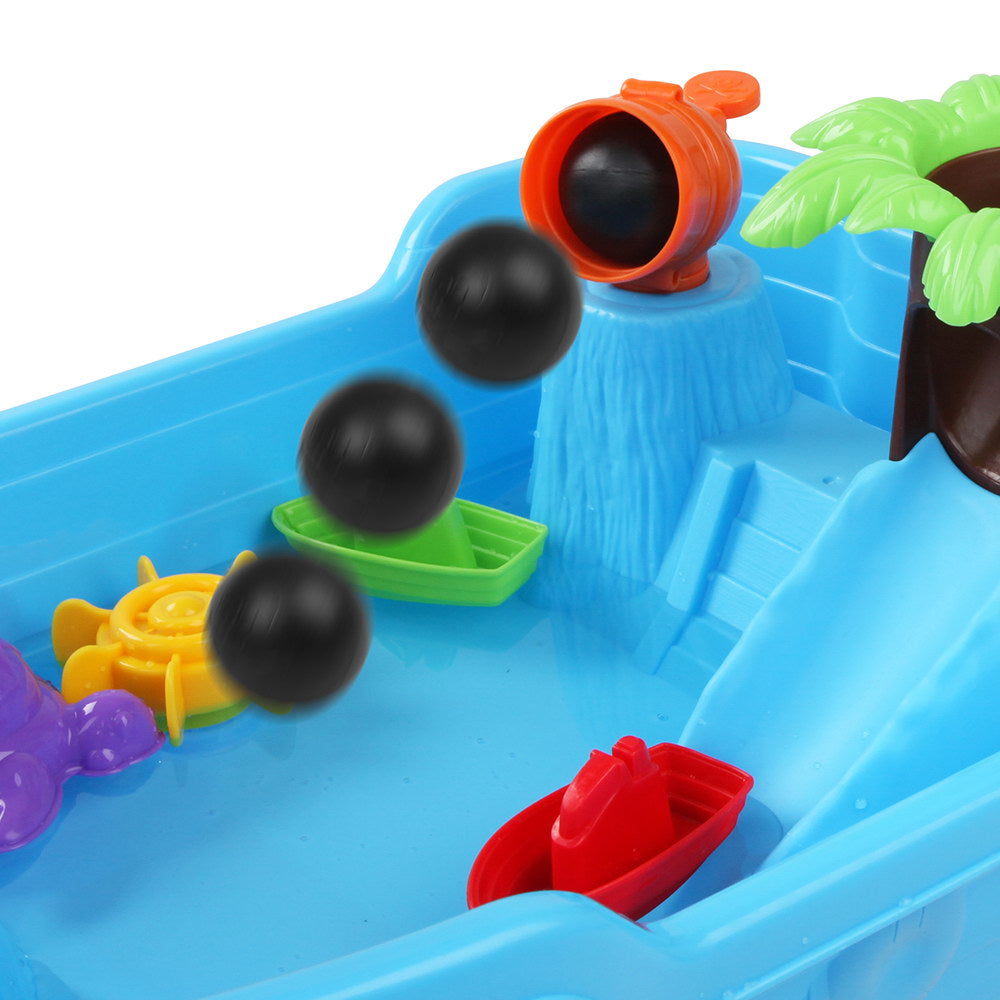 Keezi Kids Sandpit Pretend Play Set Sand Water Table Outdoor Beach Toy Children 5
