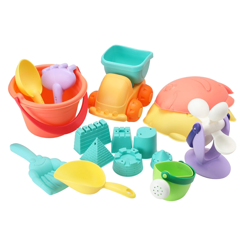 Keezi Kids Water Table Tool Kit Sand Truck Windmill Bucket Shovel Sandpit Toys 3