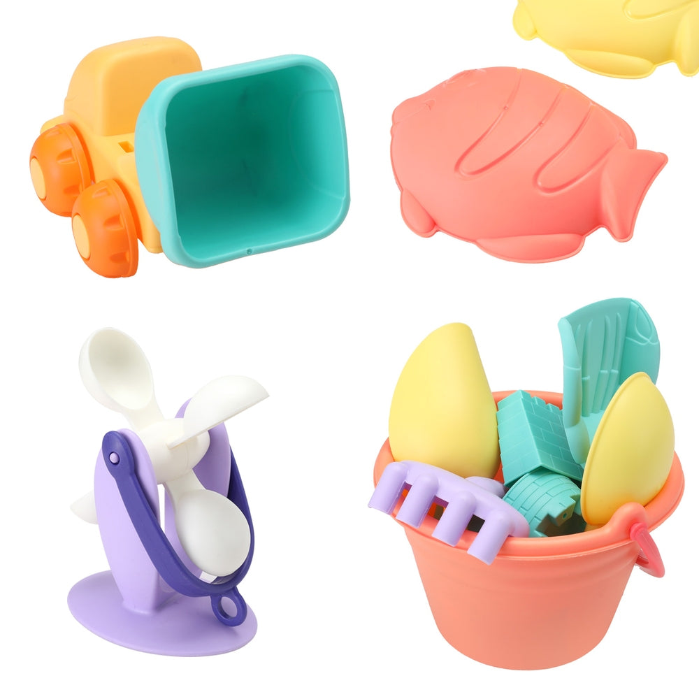 Keezi Kids Water Table Tool Kit Sand Truck Windmill Bucket Shovel Sandpit Toys 4