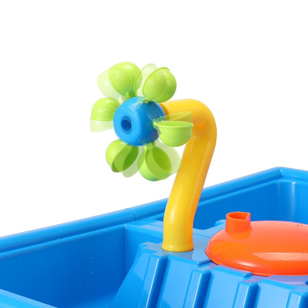 Keezi Kids Sand and Water Table Windmill Shovel Outdoor Sandpit Toys Beach Play 4