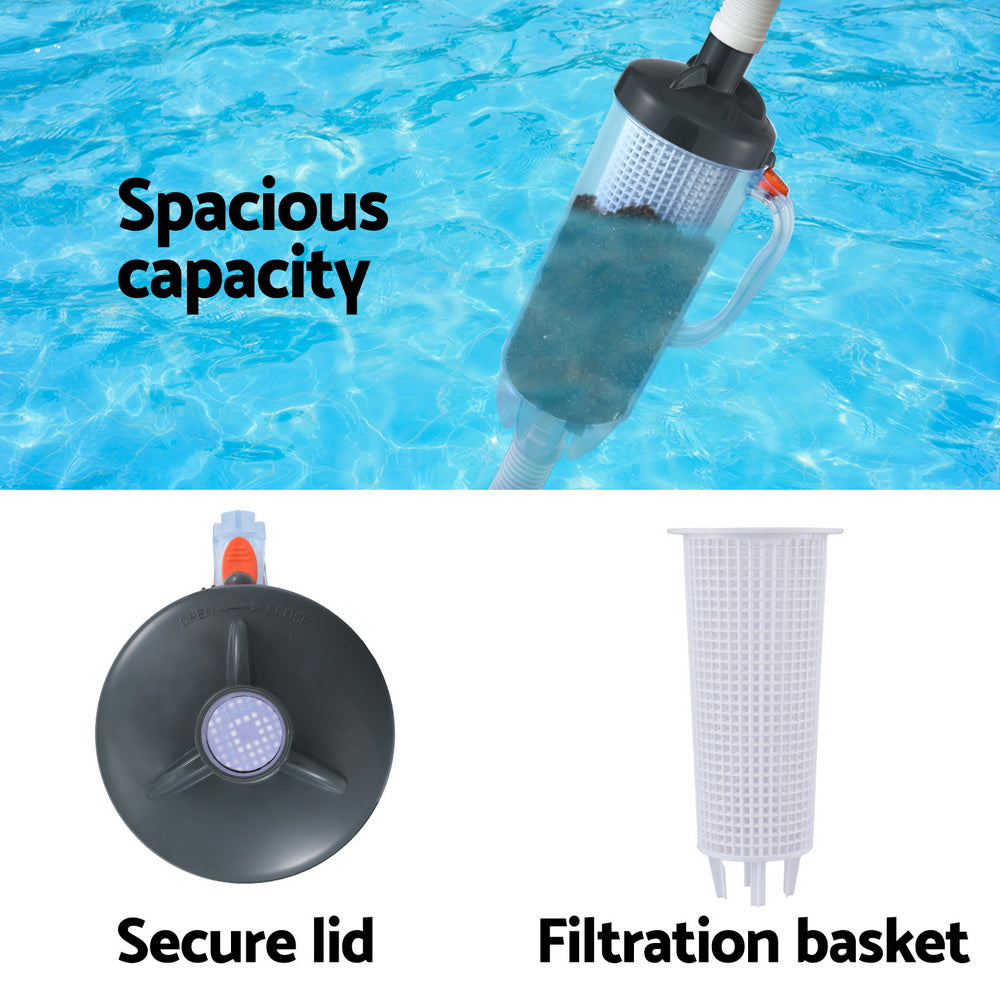 Aqua Buddy Pool Leaf Canister Cleaner Suction Catcher In-ground Swimming Pools 6