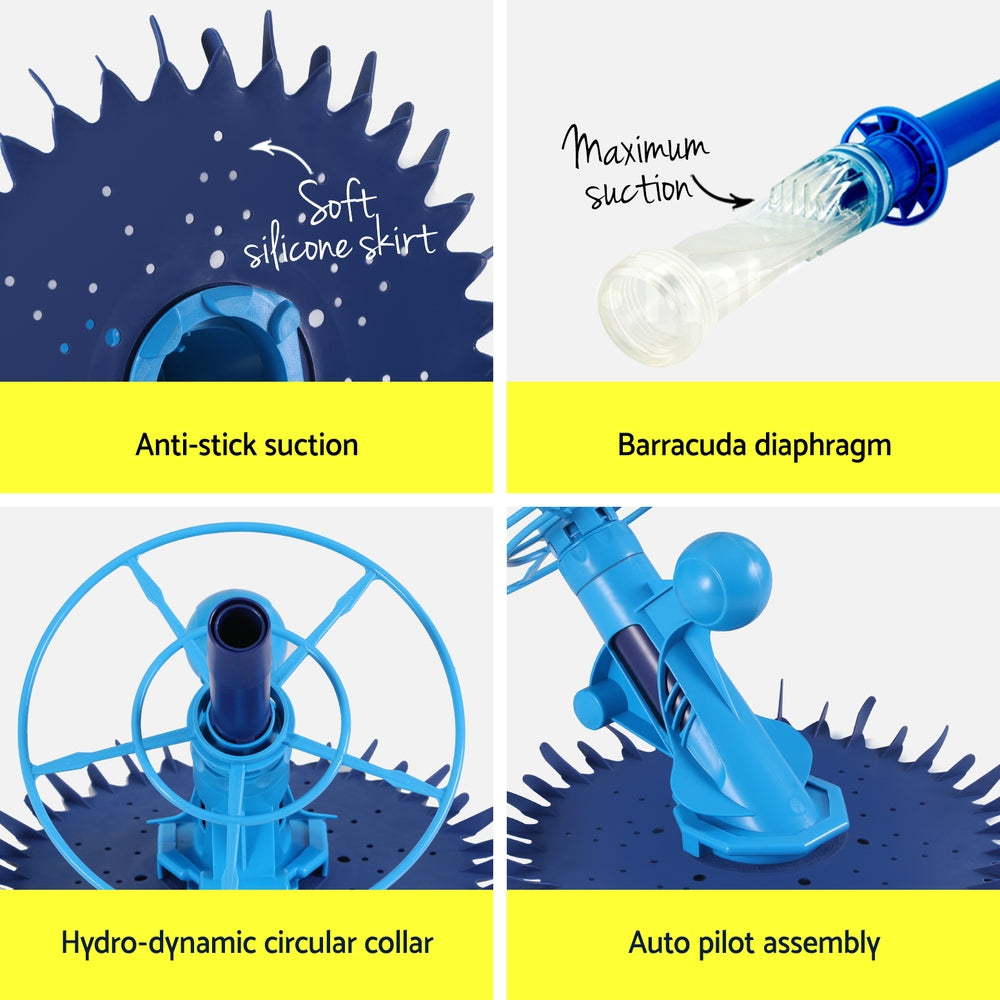 Aqua Buddy Pool Cleaner Automatic Vacuum Swimming Pool Floor Climb Wall 10M 6