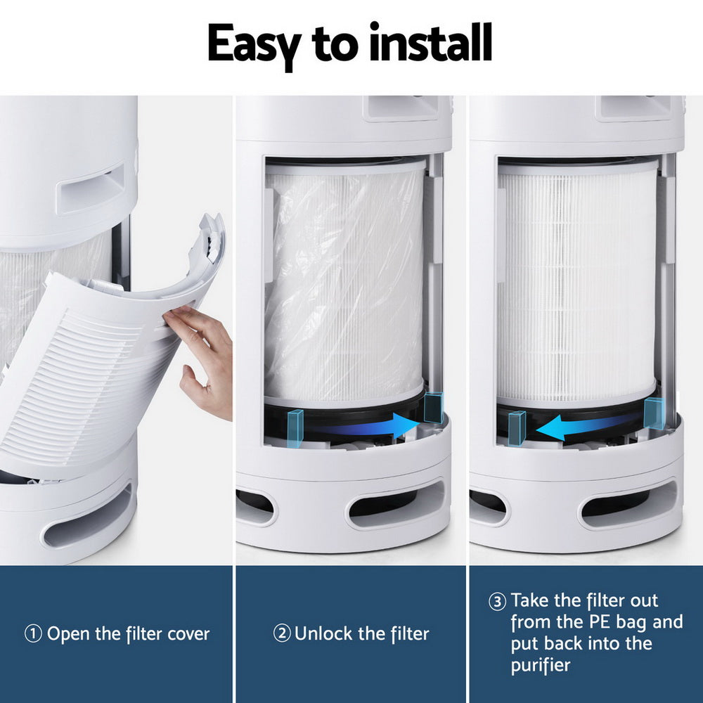 Devanti Air Purifier 4 Layers HEPA Replacement Filter 5