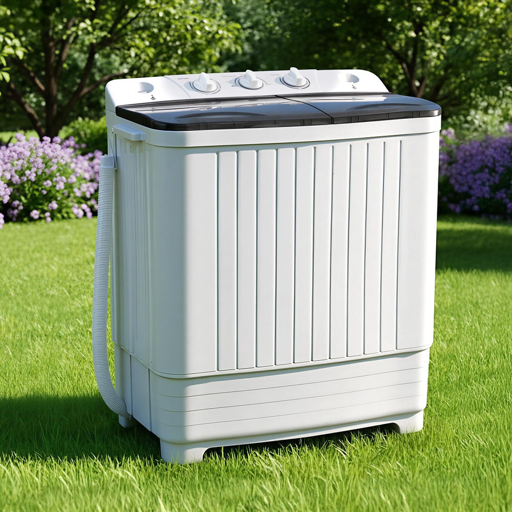 Devanti Portable Washing Machine Twin Tub 4.5KG 7