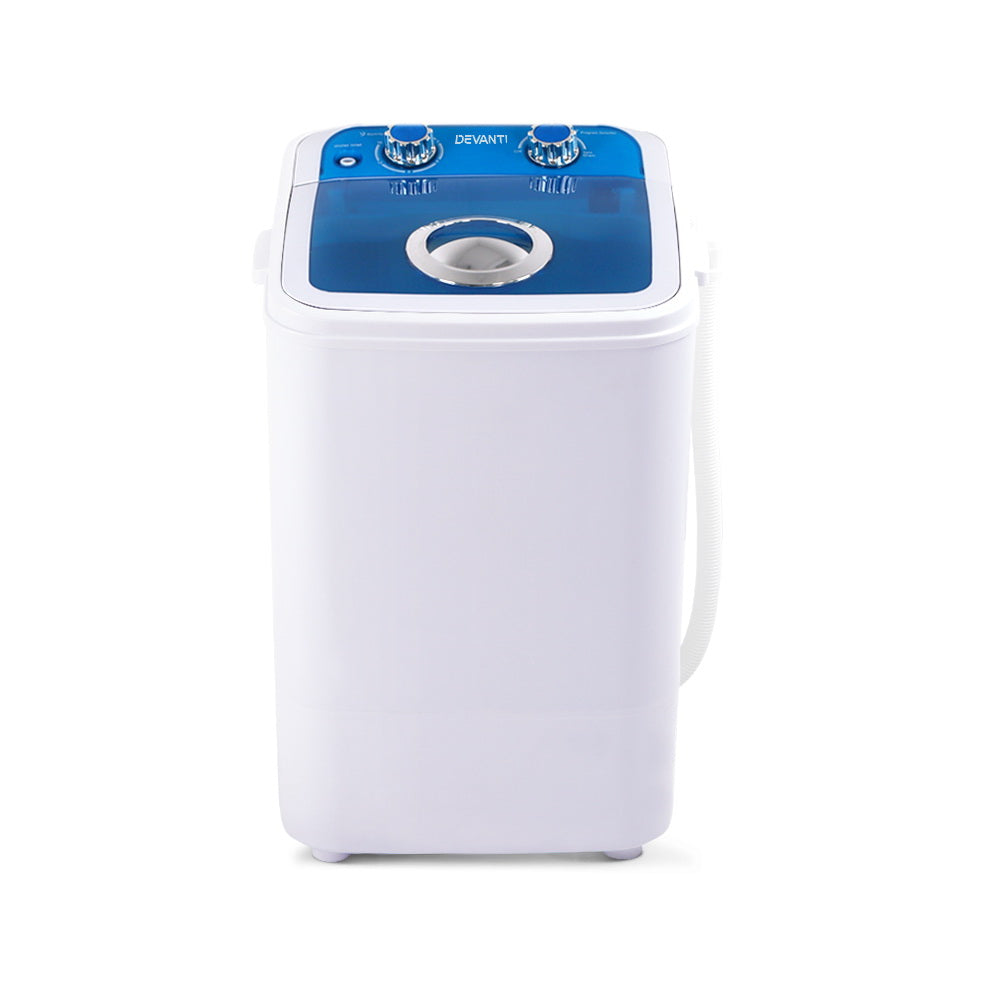 Devanti Portable Washing Machine 4.6KG Blue 4