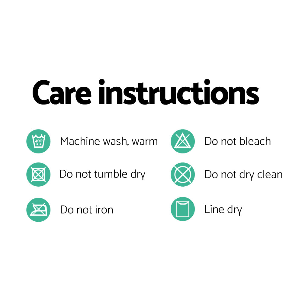 Giselle Bedding Quilt Cover Set Diamond Black Super King 6