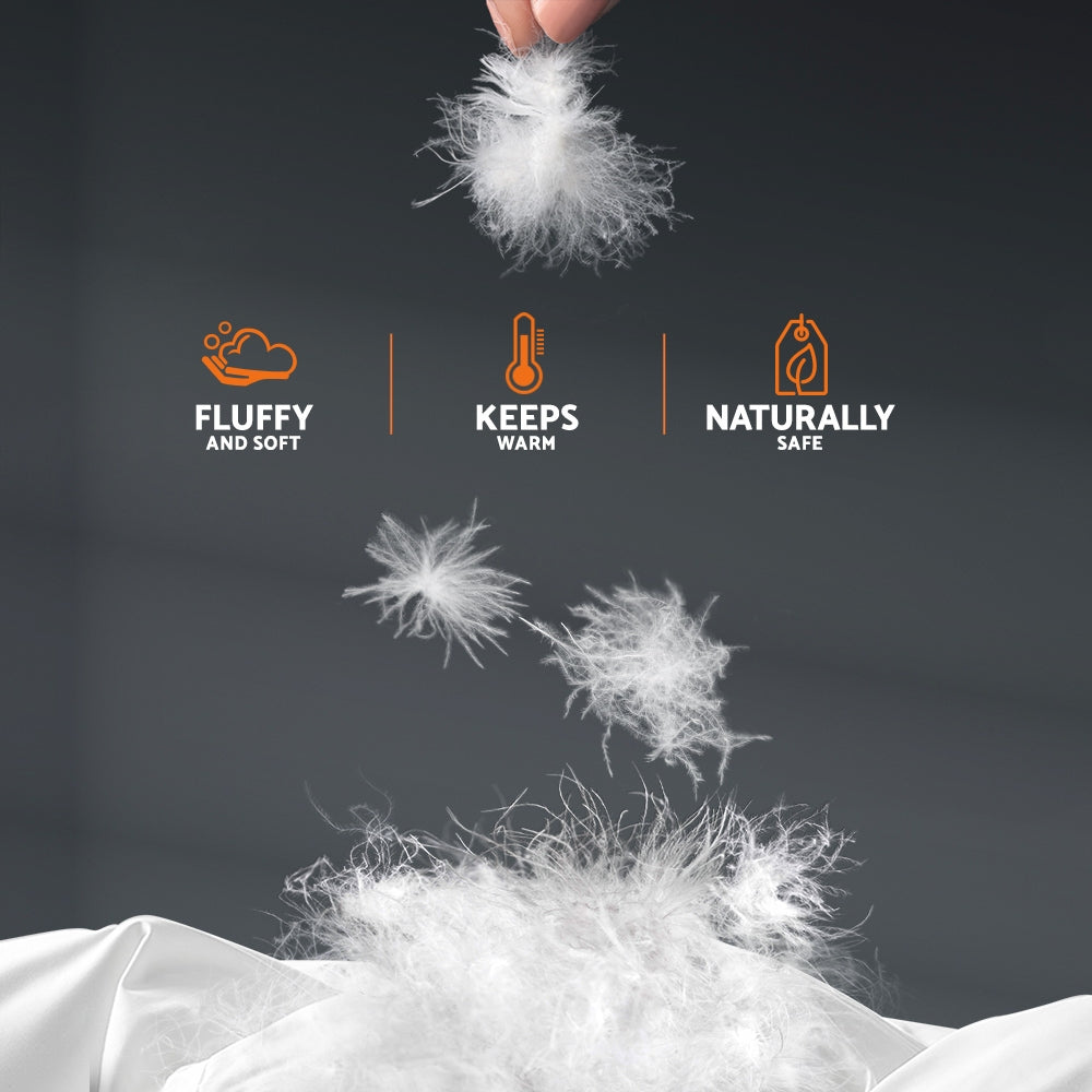 Giselle Bedding 700GSM Goose Down Feather Quilt King 5