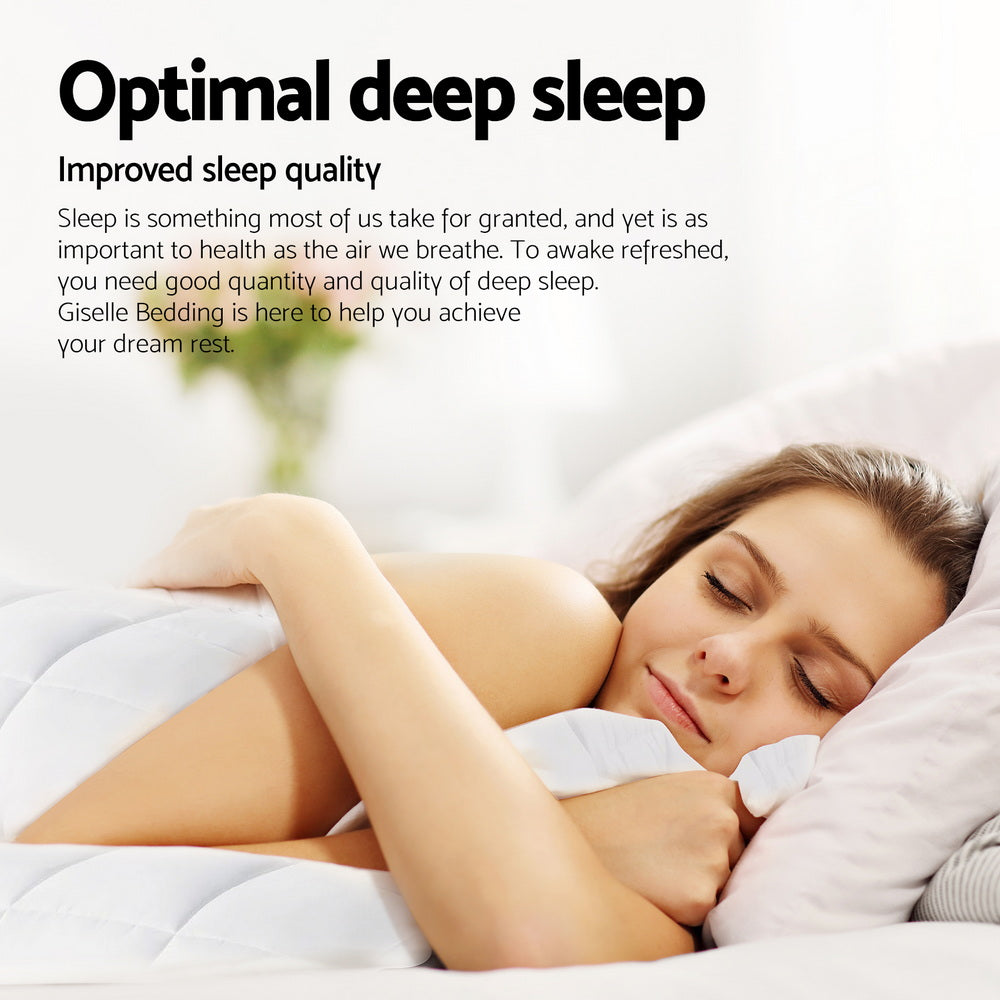 Giselle Bedding 800GSM Goose Down Feather Quilt Winter Blanket Duvet Comforter Double 3