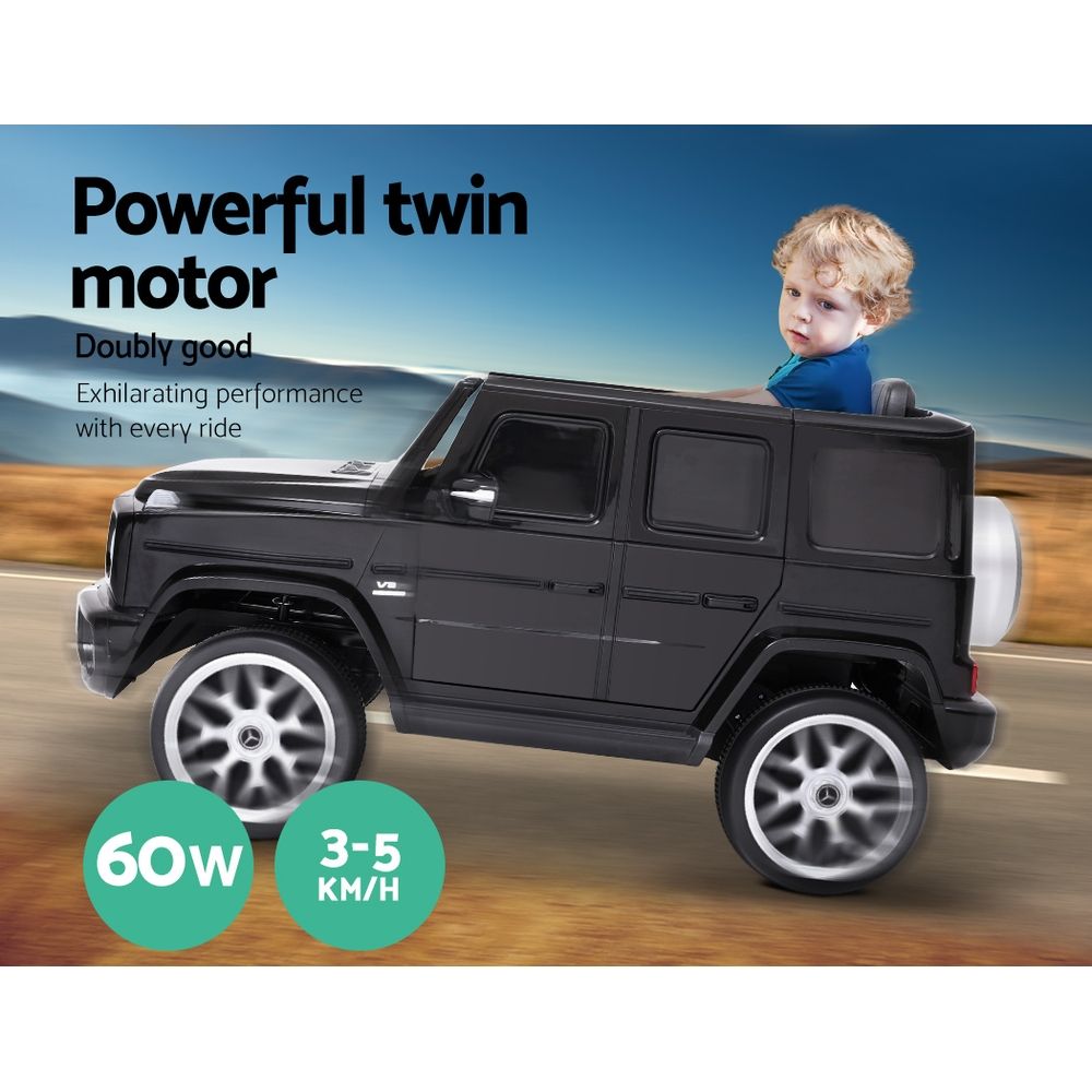 Kids Electric Ride On Car Mercedes-Benz Licensed AMG G63 Toy Cars 12V Black 3