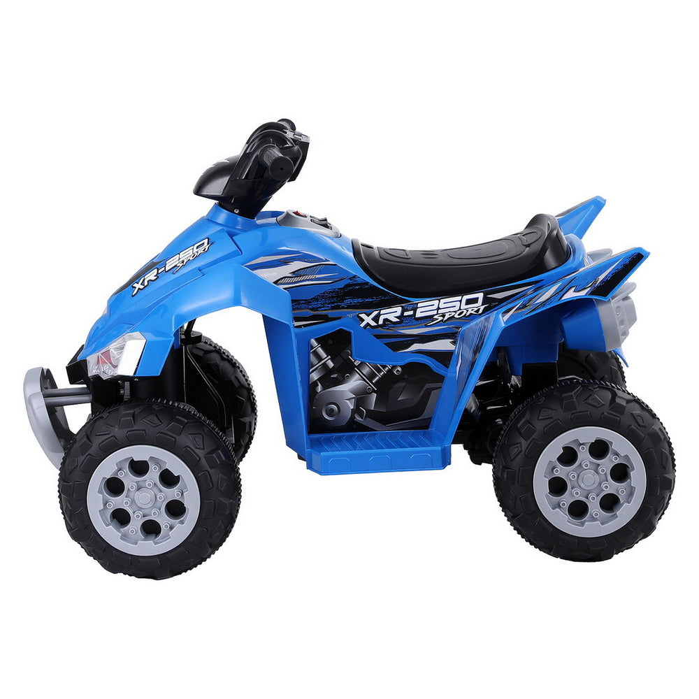 Rigo Kids Ride On Car ATV Quad Motorbike Electric Outdoor Toys 12V Blue 4