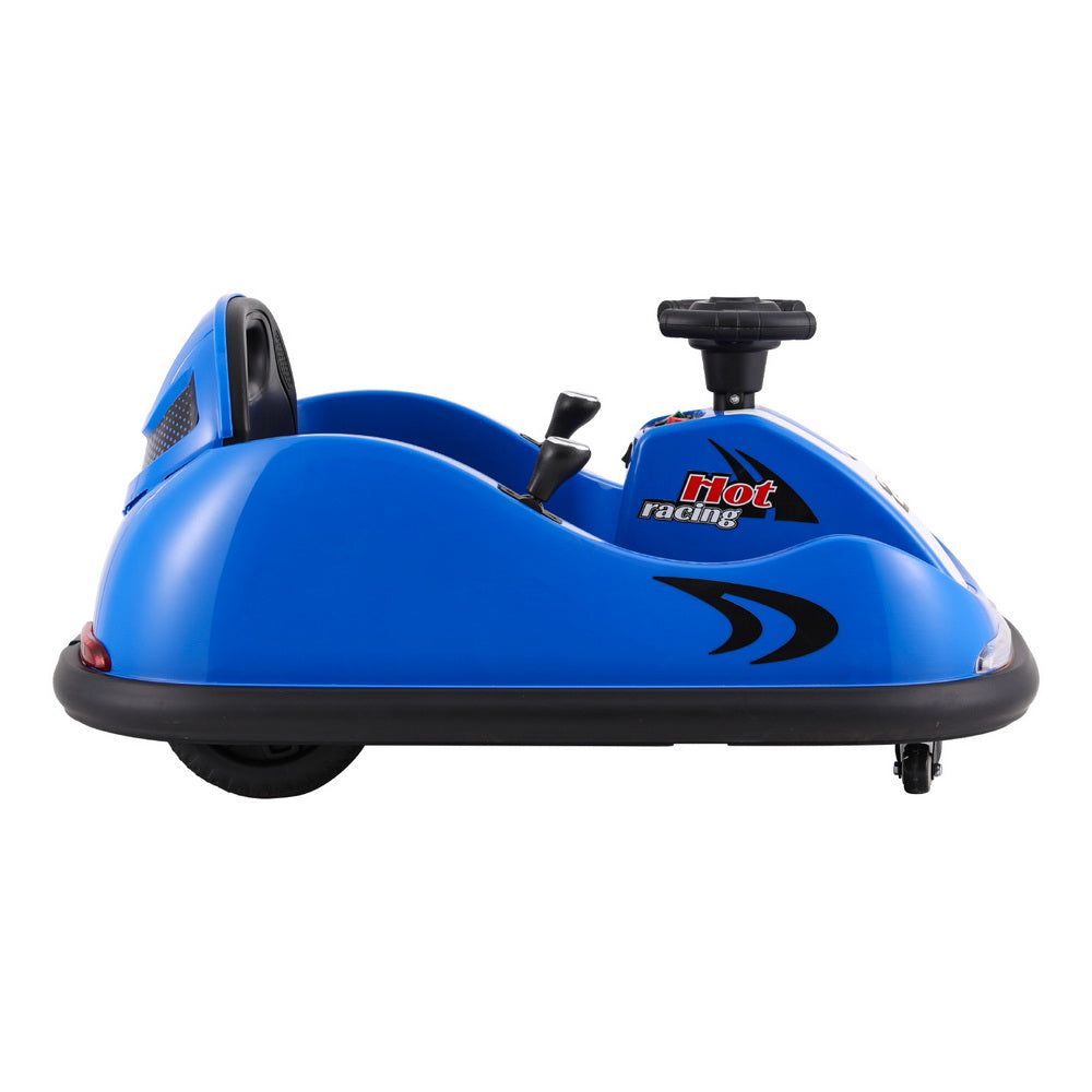 Rigo Kids Ride On Car Bumper Kart 6V Electric Toys Cars Remote Control Blue 4