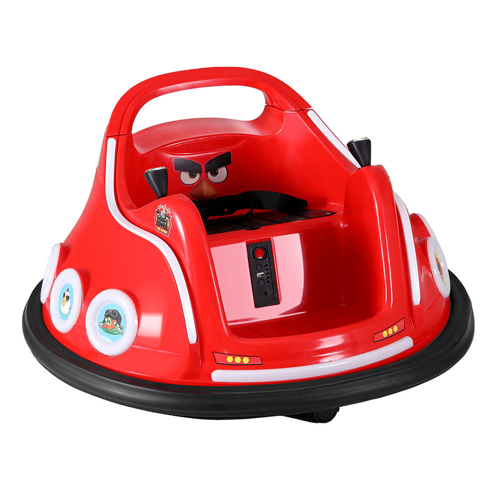 Kids Ride On Car Bumper Electric Ride On Cars Light Remote Angry Birds Sticker Red 7