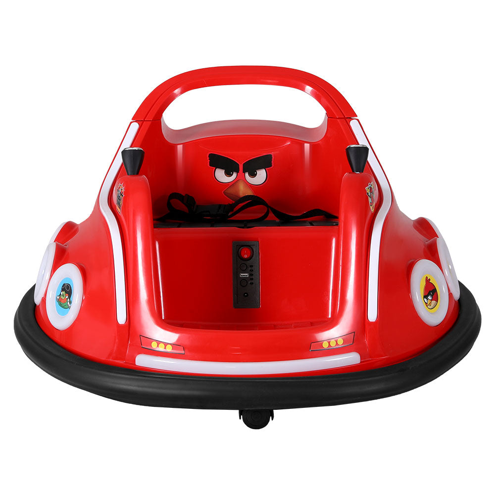 Kids Ride On Car Bumper Electric Ride On Cars Light Remote Angry Birds Sticker Red 3