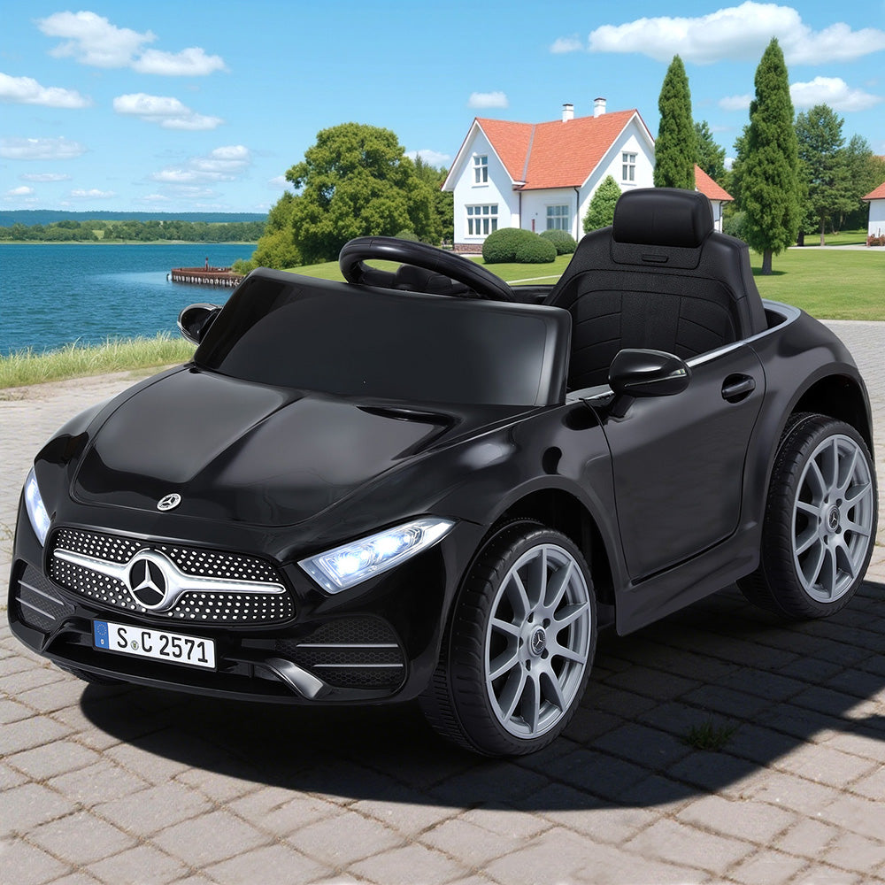 Kids Electric Ride On Car Licensed Outdoor Toys Cars Music Remote Black 7