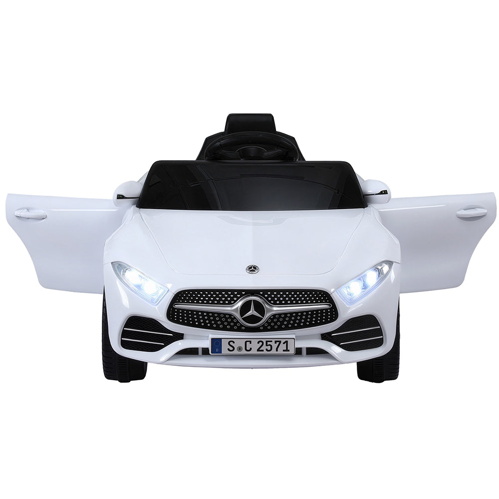 Kids Electric Ride On Car Licensed Outdoor Toys Cars Music Remote White 4