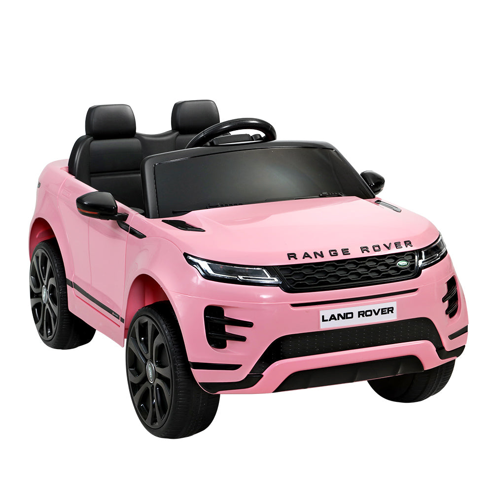 Kids Electric Ride On Car Land Rover Licensed Toy Cars Remote 12V Battery Pink 6