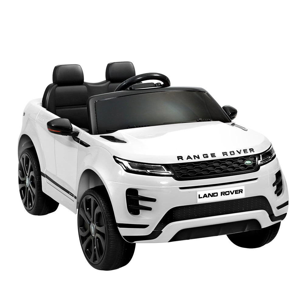 Kids Electric Ride On Car Land Rover Licensed Toy Cars Remote 12V Battery White 5