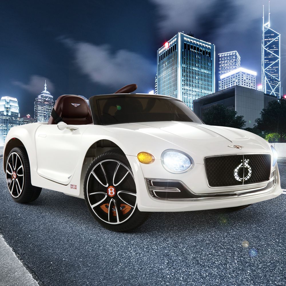 Kids Electric Ride On Car Bentley Licensed EXP12 Toy Cars Remote 12V White 6