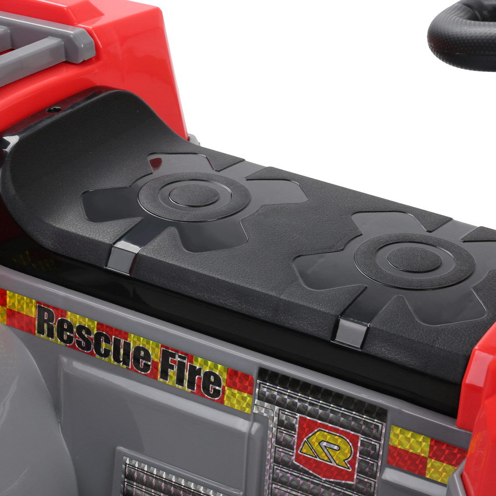 Rigo Kids Electric Ride On Car Fire Engine Fighting Truck Toy Cars 6V Red 4