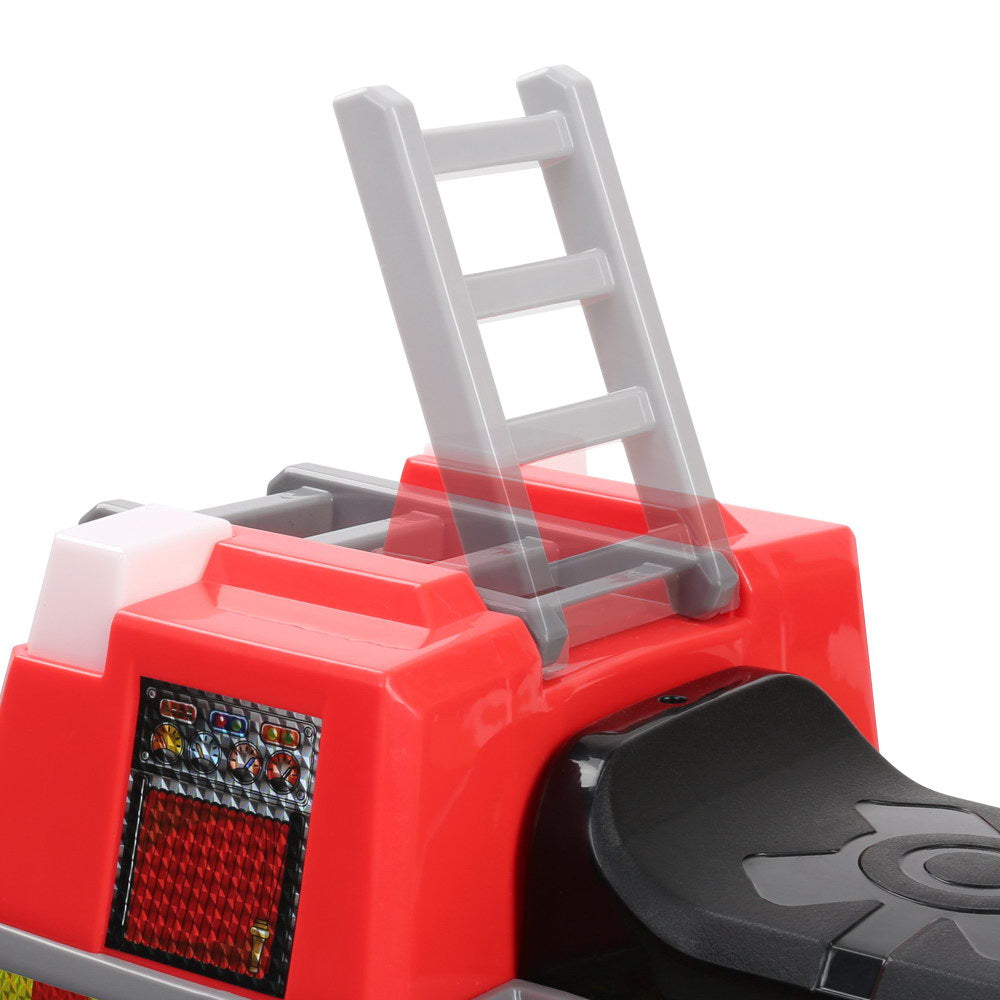 Rigo Kids Electric Ride On Car Fire Engine Fighting Truck Toy Cars 6V Red 7