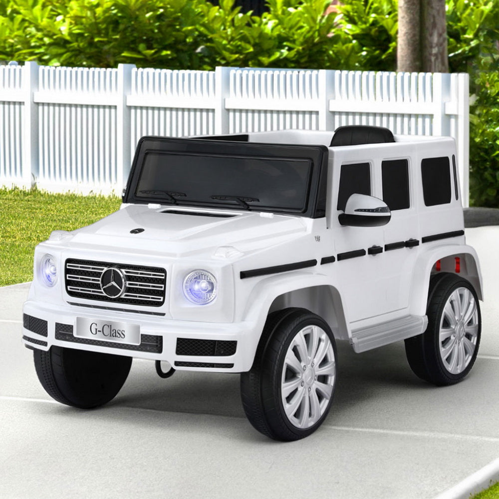 Kids Ride On Car Licensed G500 Electric Toys Horn Remote 12V White 5