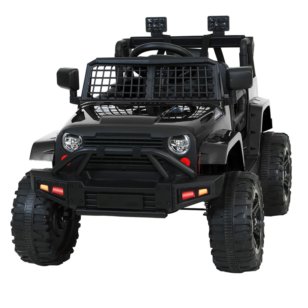 Rigo Kids Electric Ride On Car Jeep Toy Cars Remote 12V Black 3
