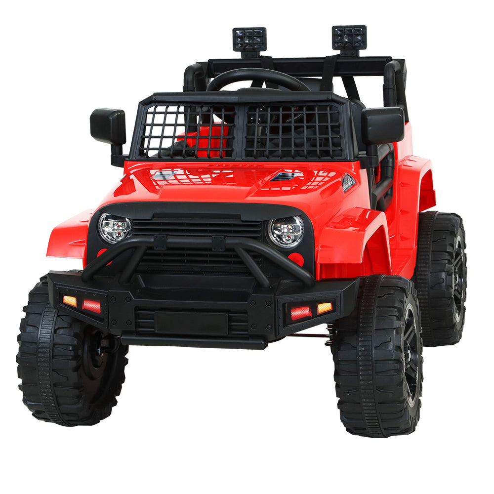 Rigo Kids Electric Ride On Car Jeep Toy Cars Remote 12V Red 3