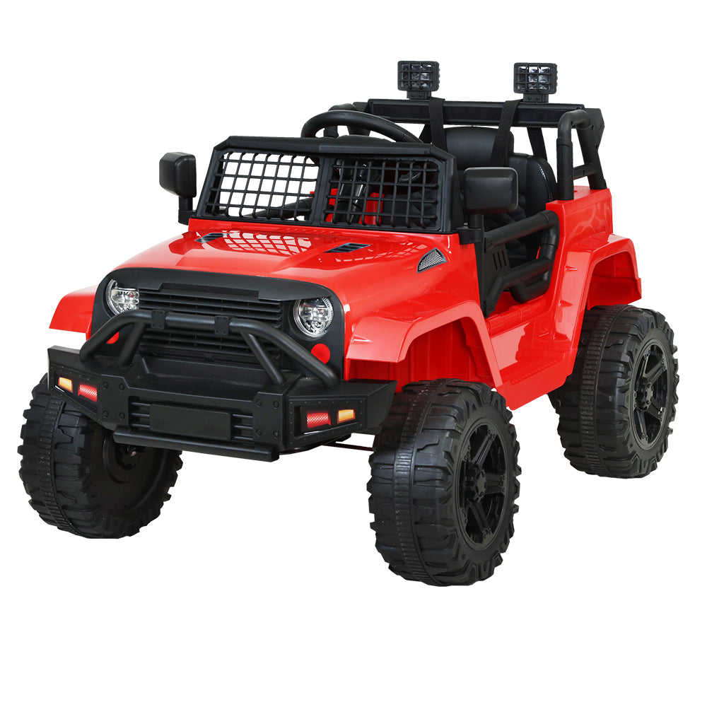 Rigo Kids Electric Ride On Car Jeep Toy Cars Remote 12V Red 7