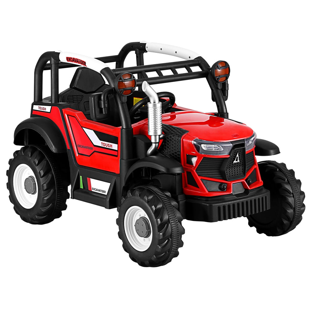 Rigo Kids Electric Ride On Car Off Road Jeep Remote 12V Red 7