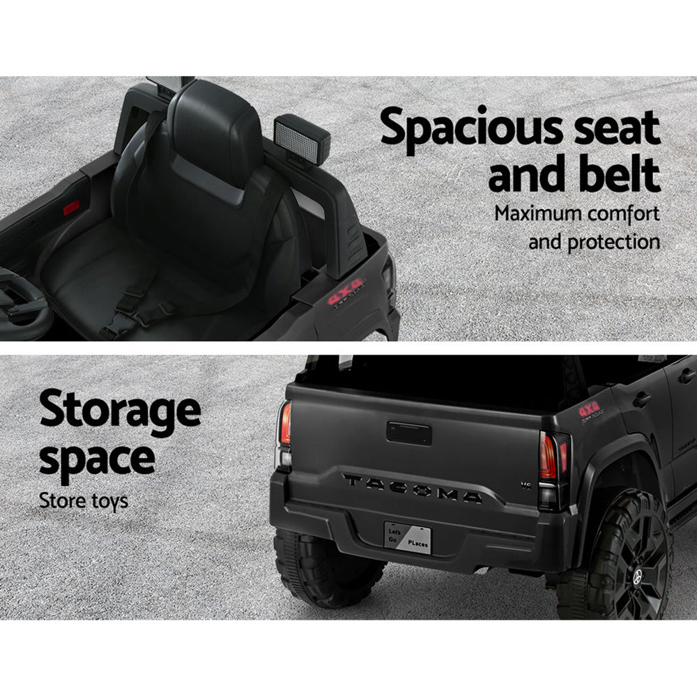 Kids Electric Ride On Car Toyota Tacoma Off Road Jeep Toy Cars Remote 12V Black 5