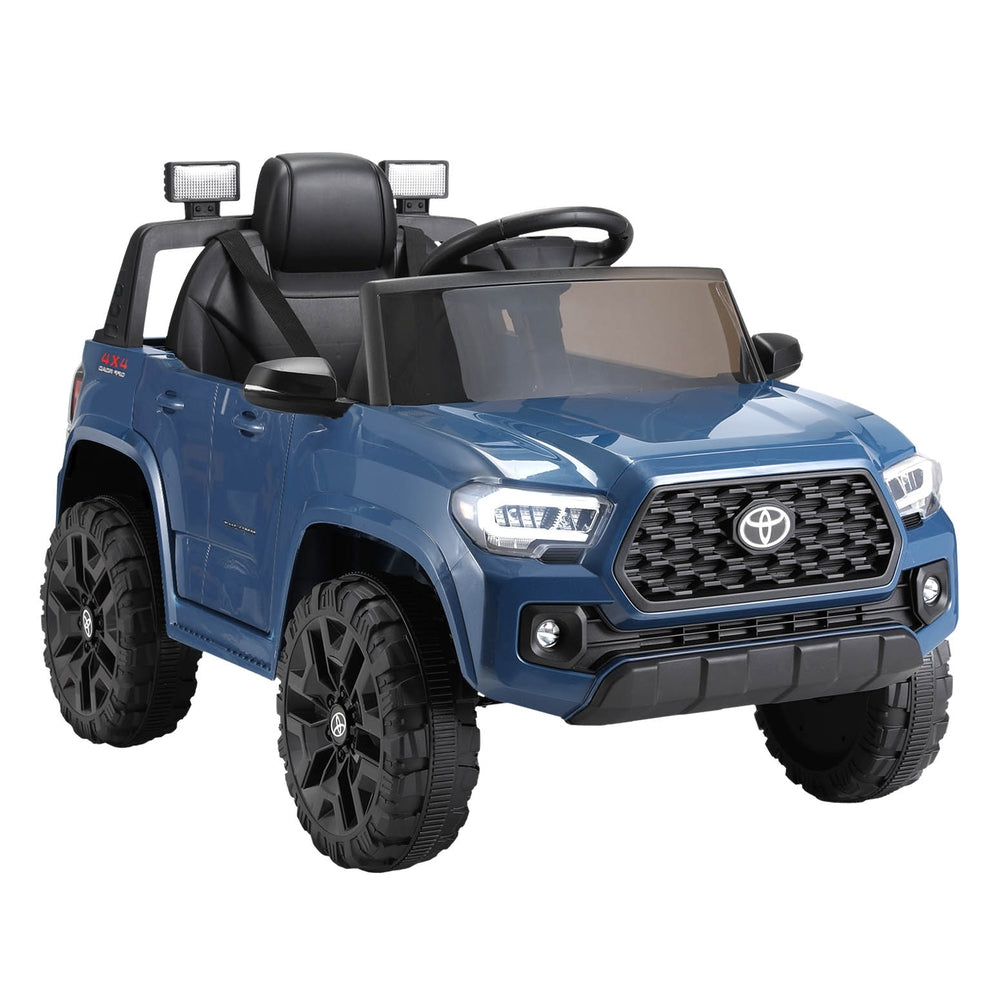 Kids Electric Ride On Car Toyota Tacoma Off Road Jeep Toy Cars Remote 12V Blue 3