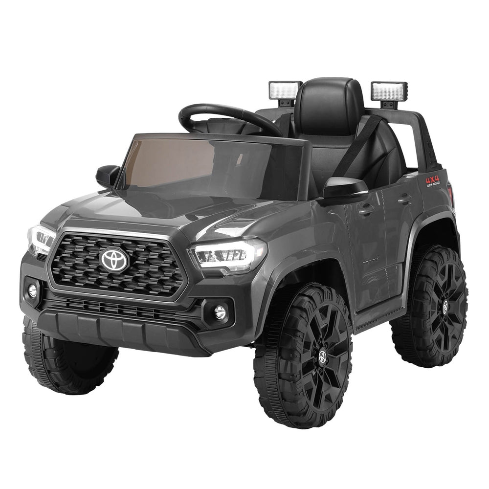 Kids Electric Ride On Car Toyota Tacoma Off Road Jeep Toy Cars Remote 12V Grey 7