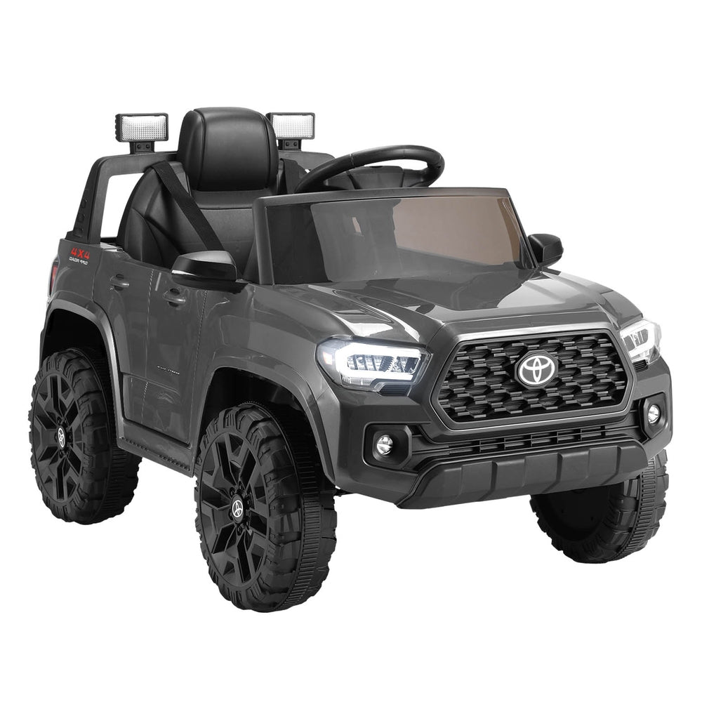 Kids Electric Ride On Car Toyota Tacoma Off Road Jeep Toy Cars Remote 12V Grey 3