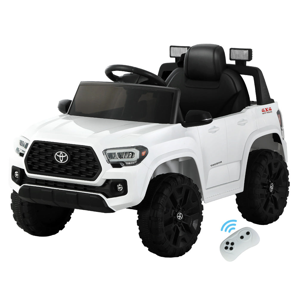 Kids Electric Ride On Car Toyota Tacoma Off Road Jeep Toy Cars Remote 12V Whte 6