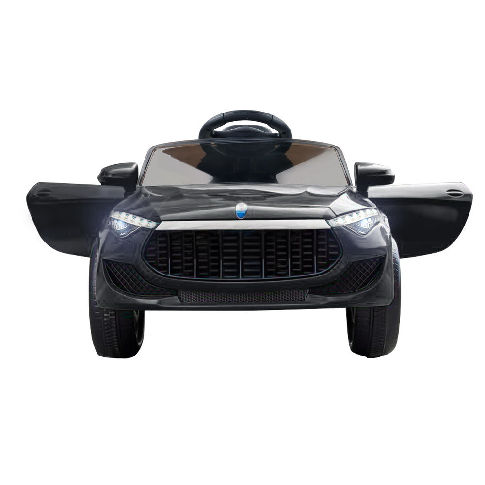 Rigo Kids Electric Ride On Car Toys Cars Horn Music Remote Control 12V Black 3