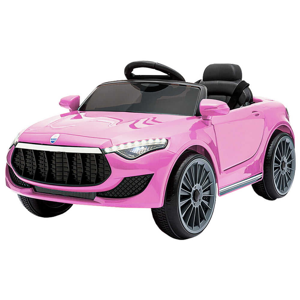 Rigo Kids Electric Ride On Car Toys Cars Headlight Music Remote Control 12V Pink 7
