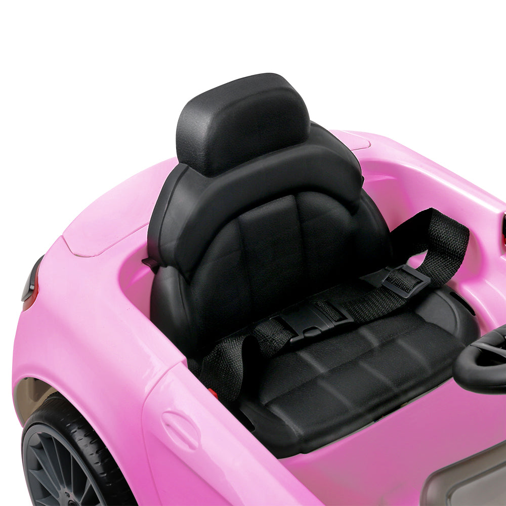 Rigo Kids Electric Ride On Car Toys Cars Headlight Music Remote Control 12V Pink 6
