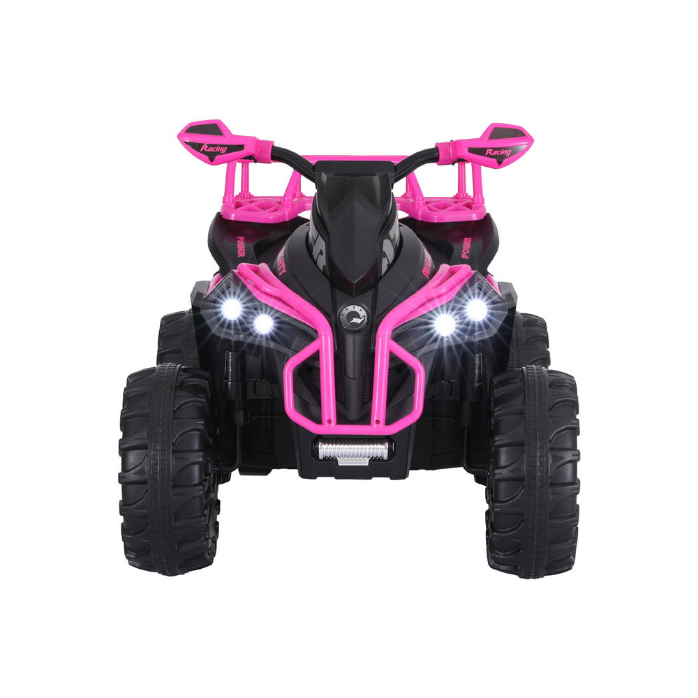 Rigo Kids Ride On Car ATV Quad Motorbike Storage Rack Electric Toys 12V Pink 3