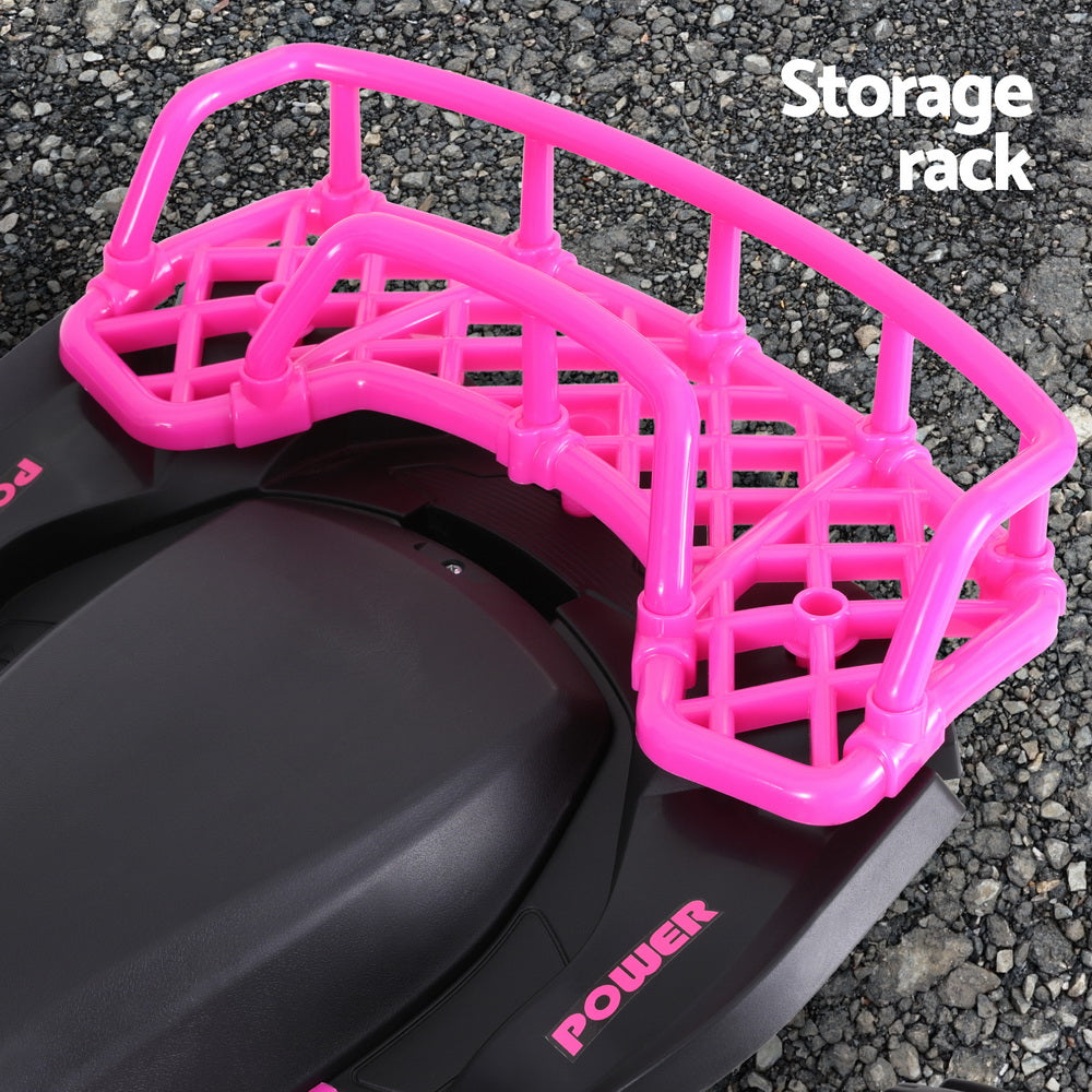 Rigo Kids Ride On Car ATV Quad Motorbike Storage Rack Electric Toys 12V Pink 6
