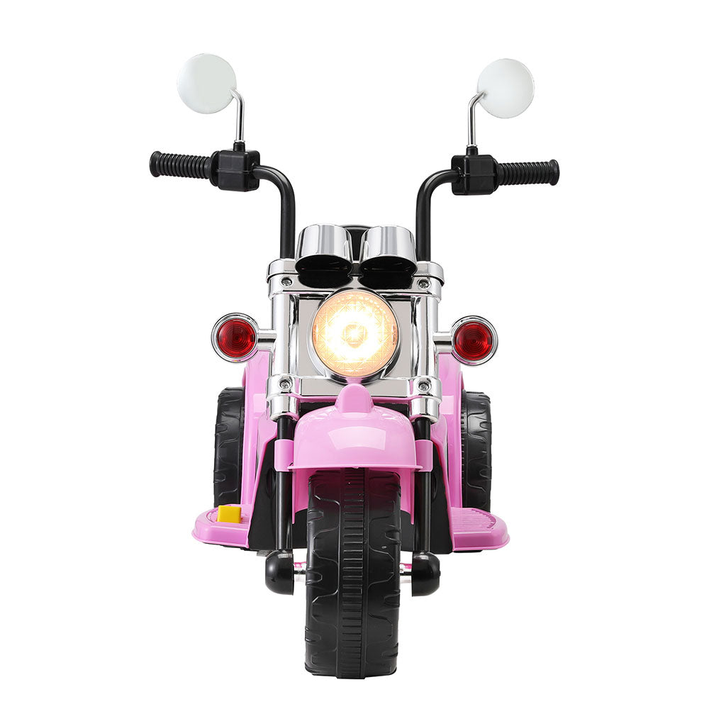 Rigo Kids Ride On Car Motorcycle Motorbike Electric Toys Horn Music 6V Pink 3