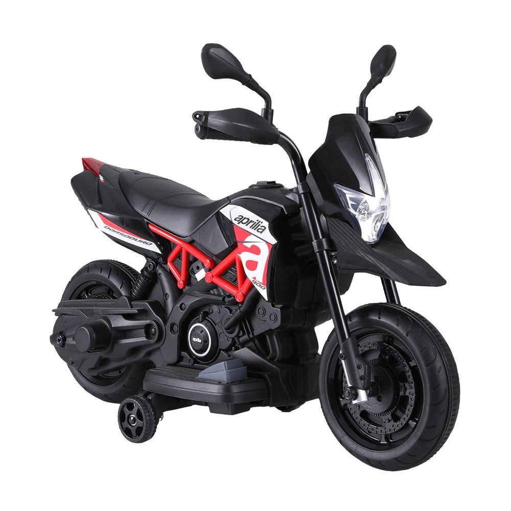 Kids Electric Ride On Car Motorcycle Motorbike Aprilia Licensed Dorsoduro 900 6