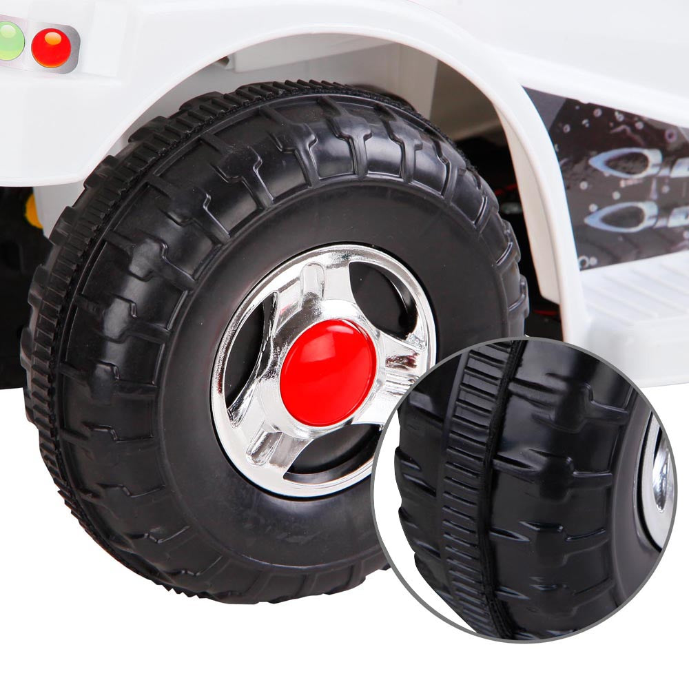 Rigo Kids Electric Ride On Police Motorcycle Motorbike 6V Battery White 5