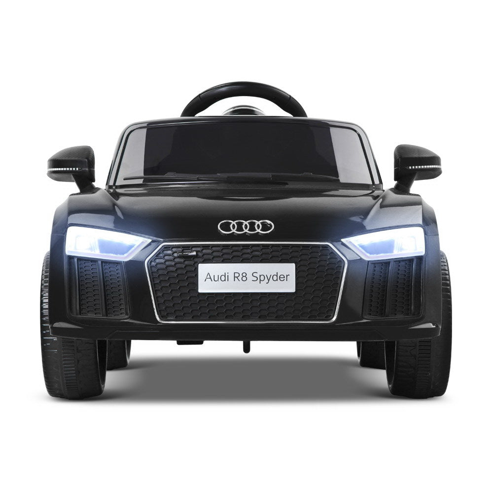 Kids Ride On Car Audi R8 Licensed Sports Electric Toy Cars Black 3