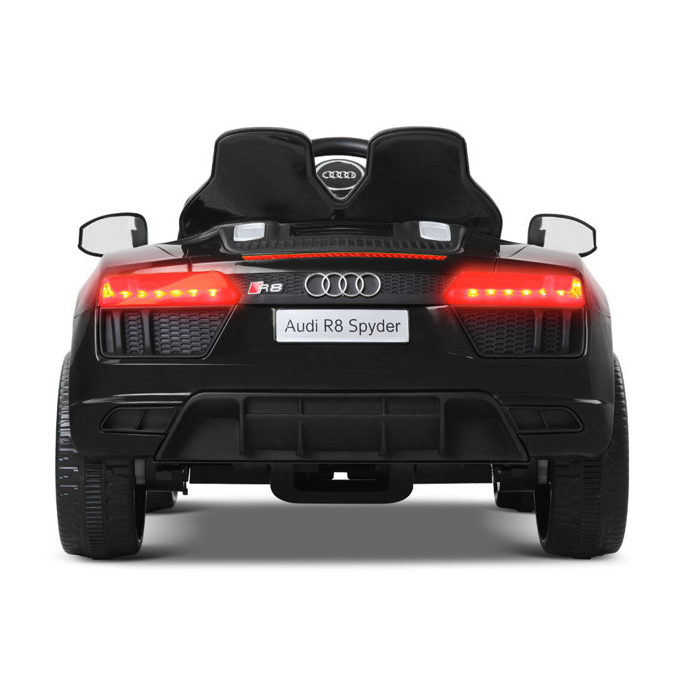 Kids Ride On Car Audi R8 Licensed Sports Electric Toy Cars Black 4