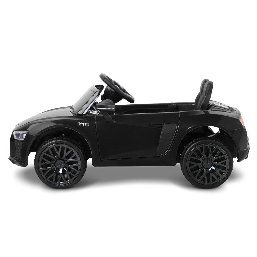 Kids Ride On Car Audi R8 Licensed Sports Electric Toy Cars Black 5