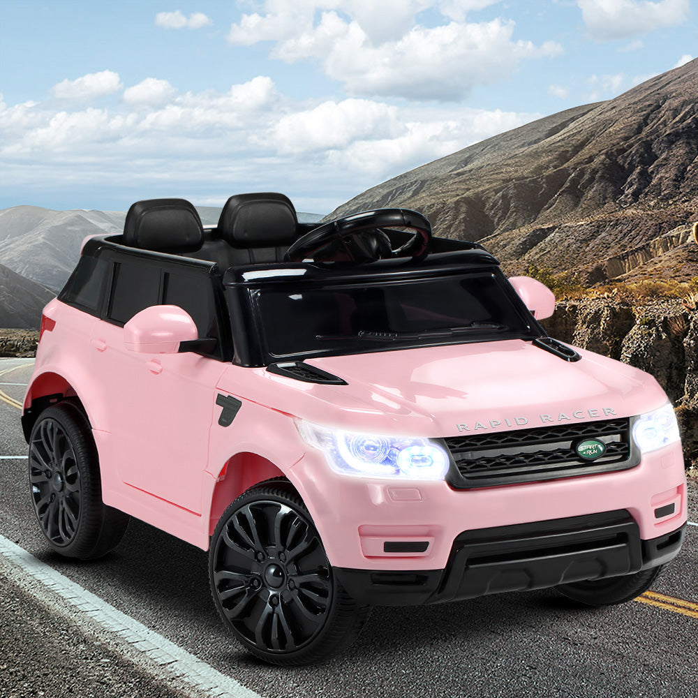 Rigo Ride On Car Kids Electric Ride On Cars SUV Remote 12V Pink 6