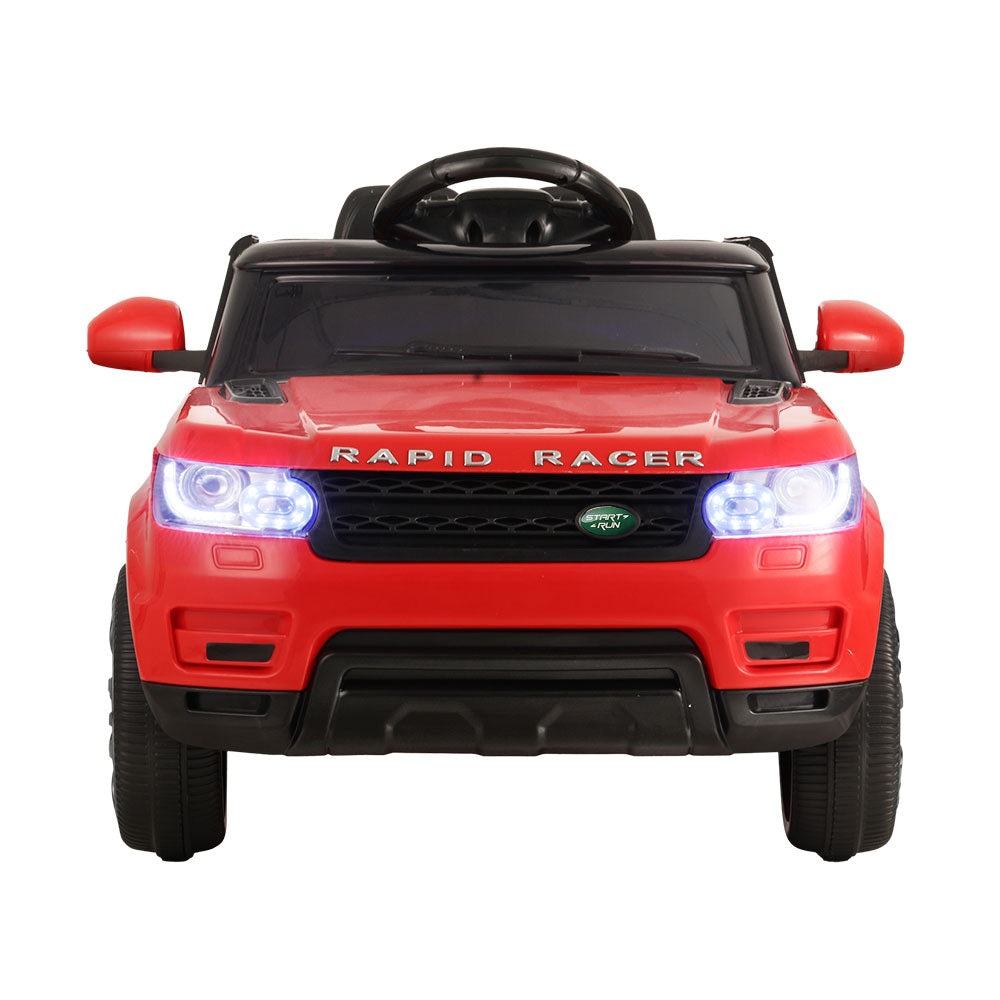 Rigo Kids Electric Ride On Car SUV Range Rover-inspired Cars Remote 12V Red 3